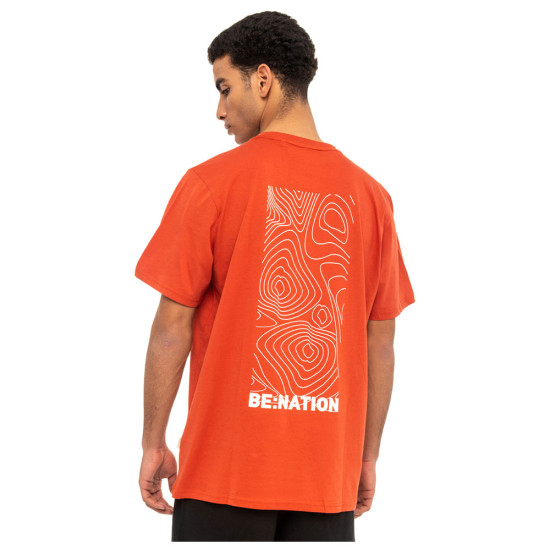 Be Nation Ανδρική κοντομάνικη μπλούζα Oversized